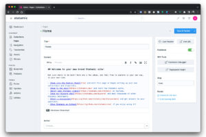 Statamic et SEO