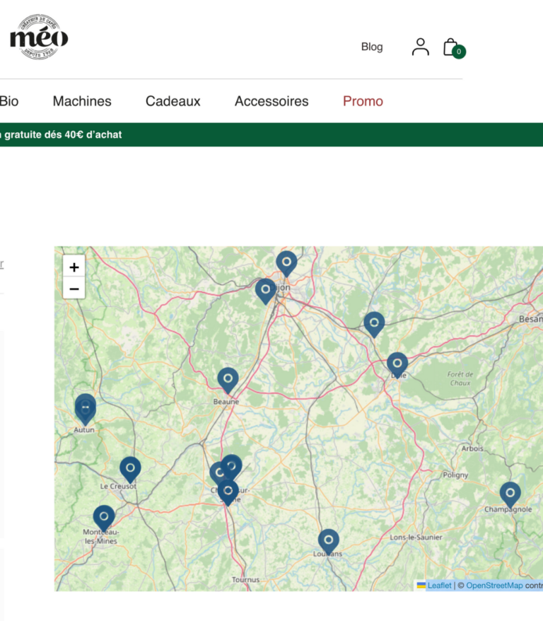 Méo Store Locator