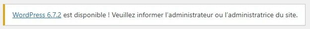 Nouvelle Version WordPress
