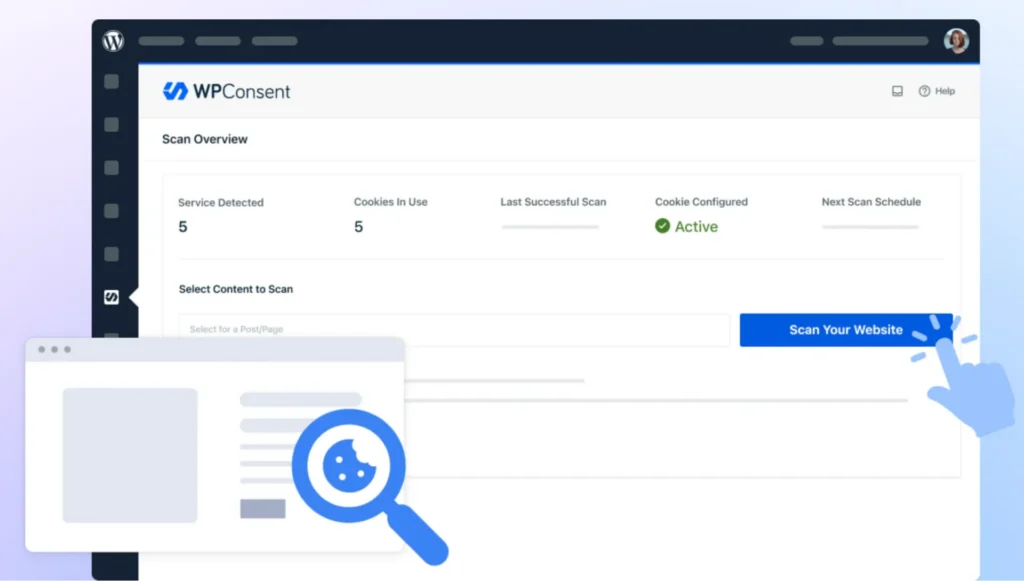 Génération automatique d’une page de politique de cookies