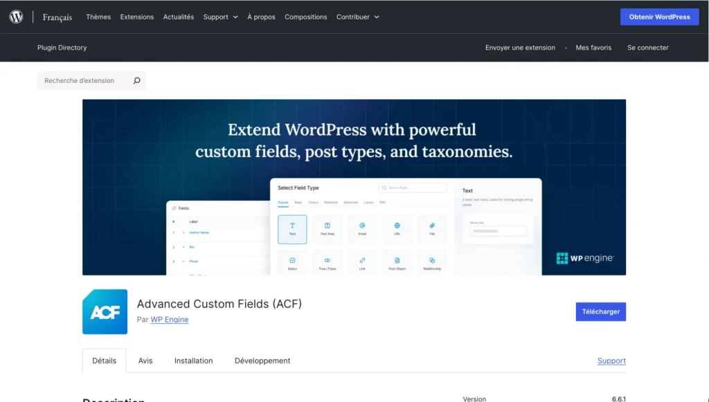 Advanced Custom Fields