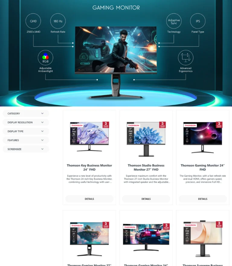 Gestion Site MyThomson