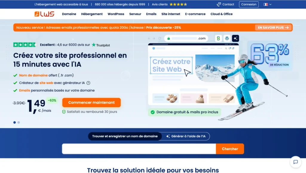 Hébergement WooCommerce - LWS