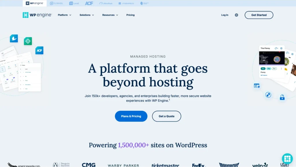 Hébergement WooCommerce - WP Engine