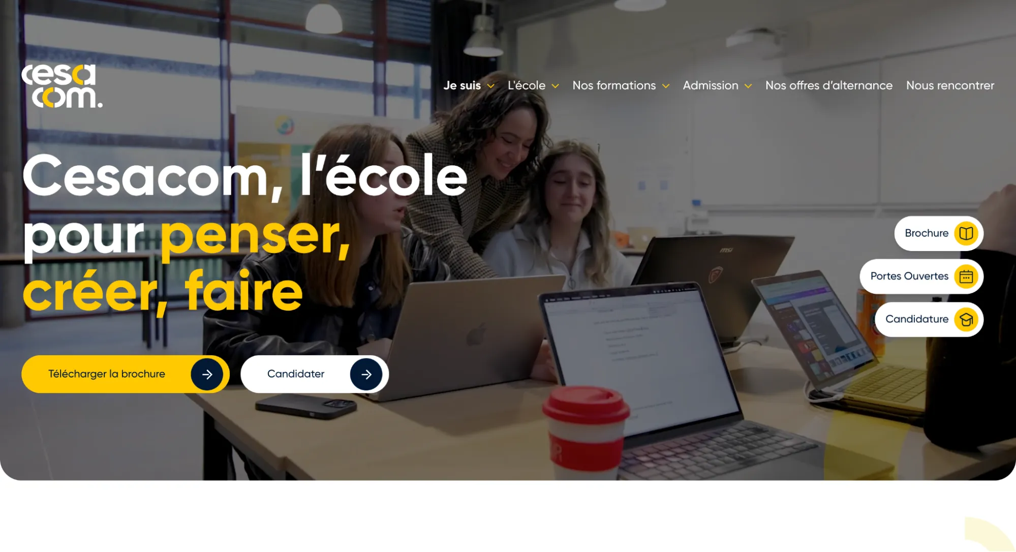 Site vitrine WordPress Cesacom