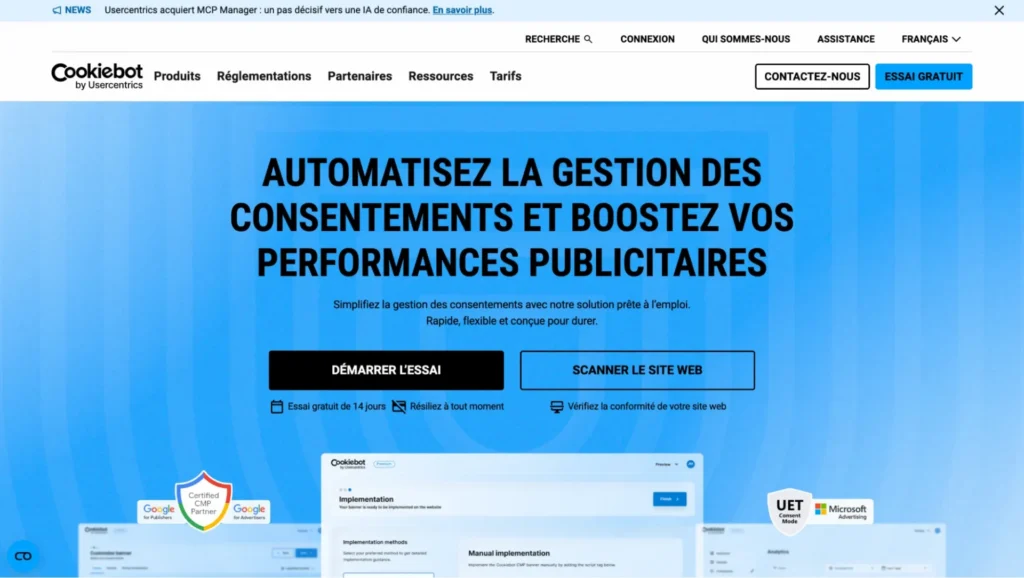 Plugin Cookies - Cookiebot