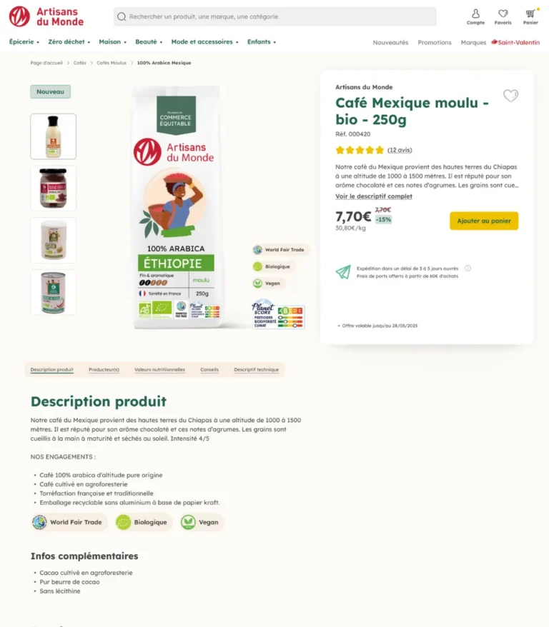 Solidar Monde - Fiche produit