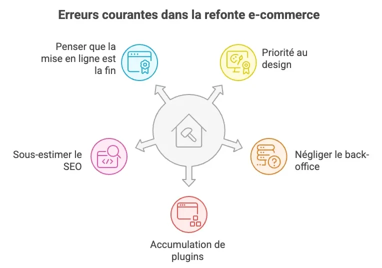 Refonte site e-commerce - Les erreurs courantes