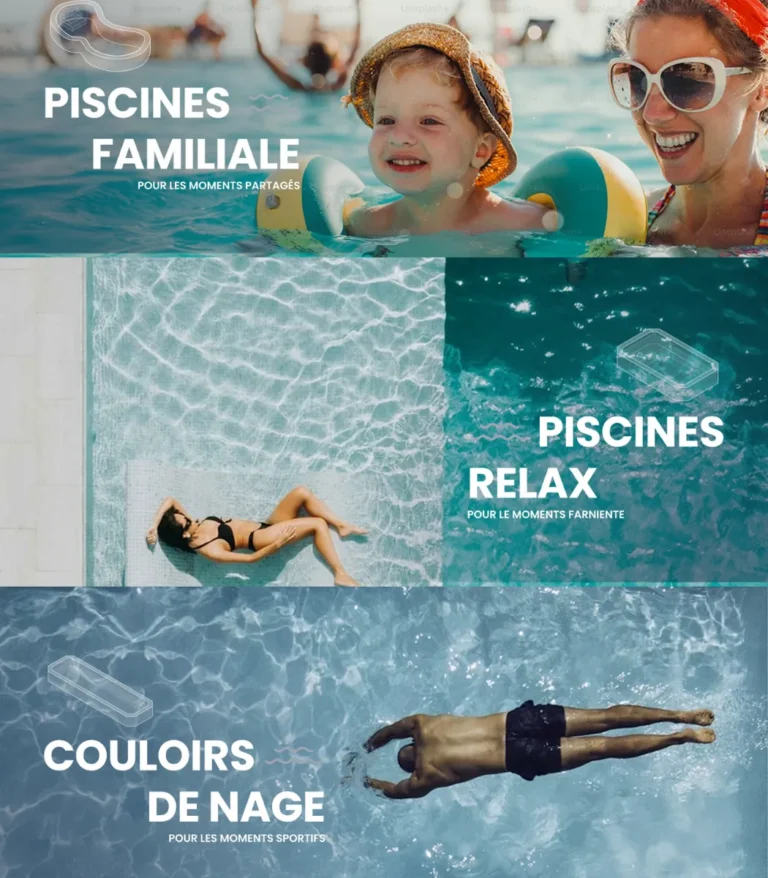Alliance Piscines - Bloc de sélection de catégorie
