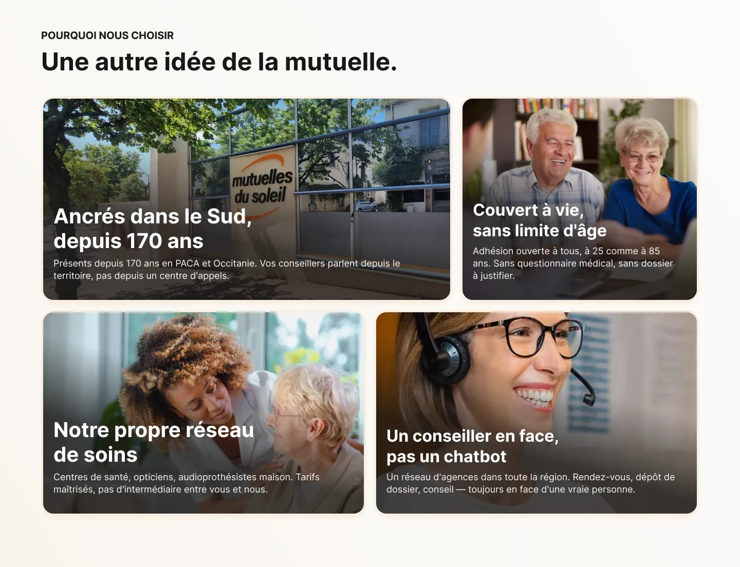 Mutuelles du Soleil - Bloc de listing des éléments de réassurance