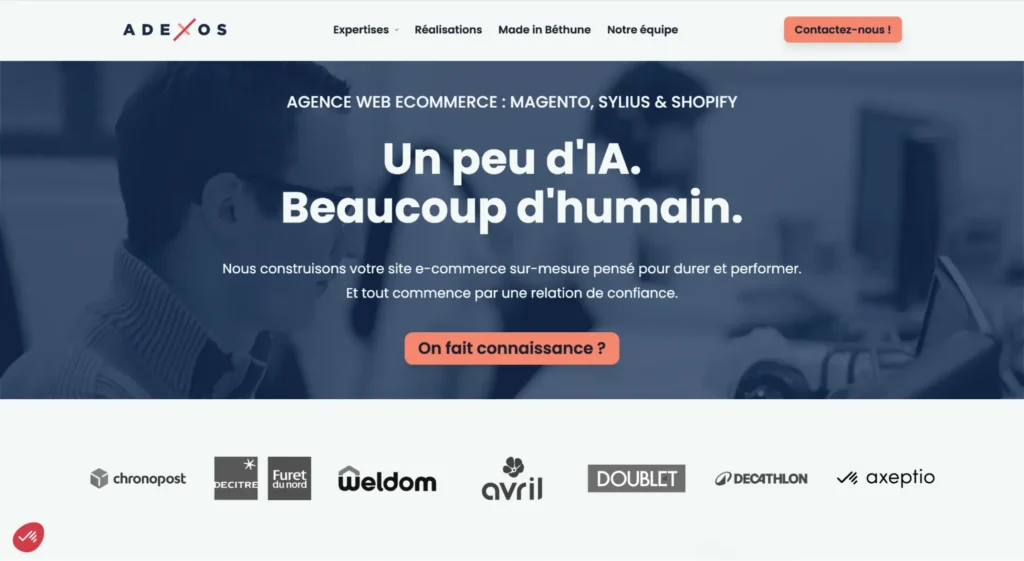 Agence création de site web - Adexos
