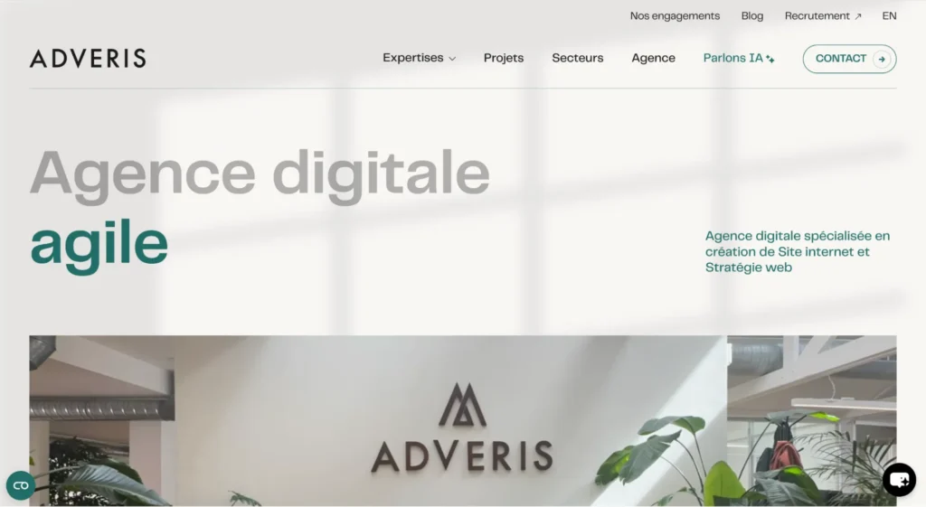 Agence création de site web - Adveris