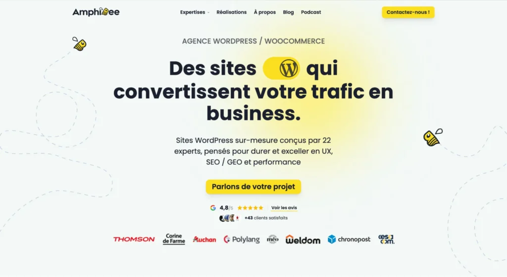 Agence création de site web - AmphiBee