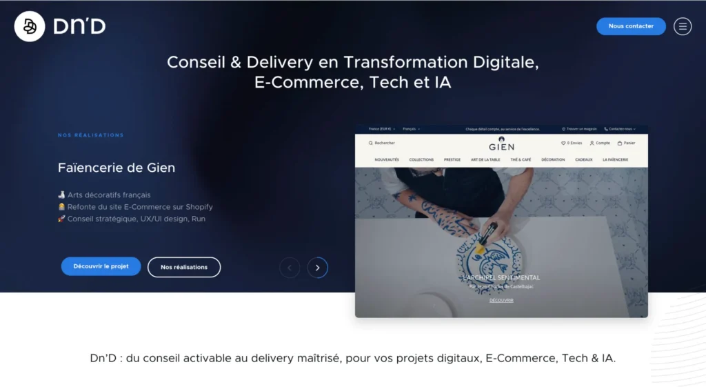 Agence création de site web - Dn'D