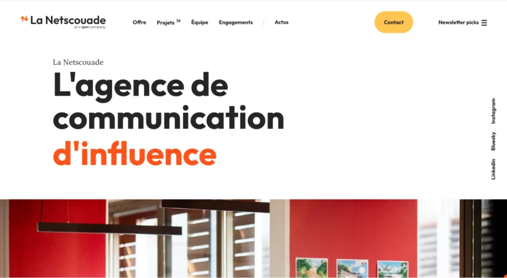 Agence création de site web - La Netscouade