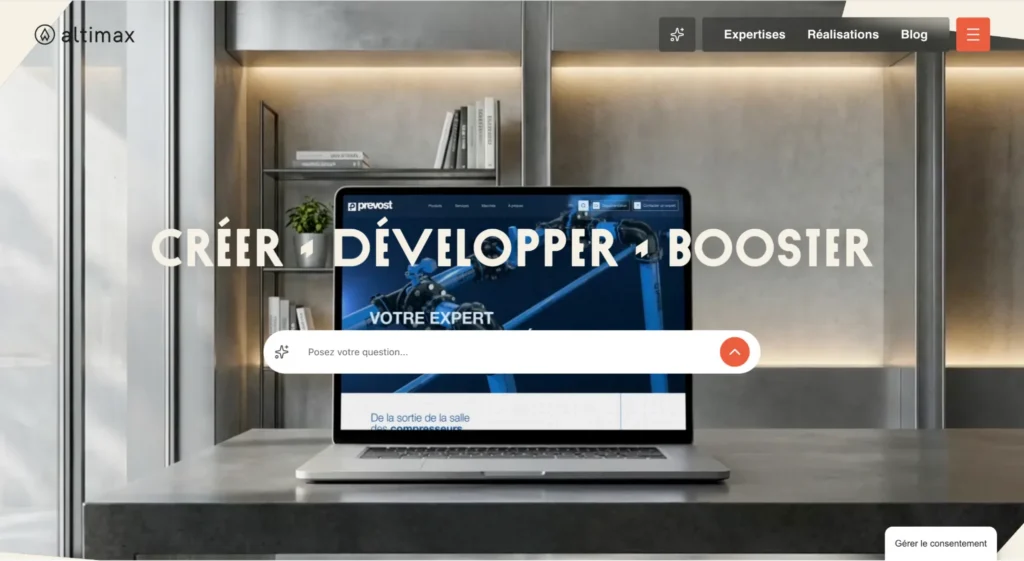 Agence de création de site vitrine - Altimax