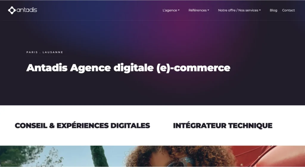 Agence de création de site e-commerce - Antadis