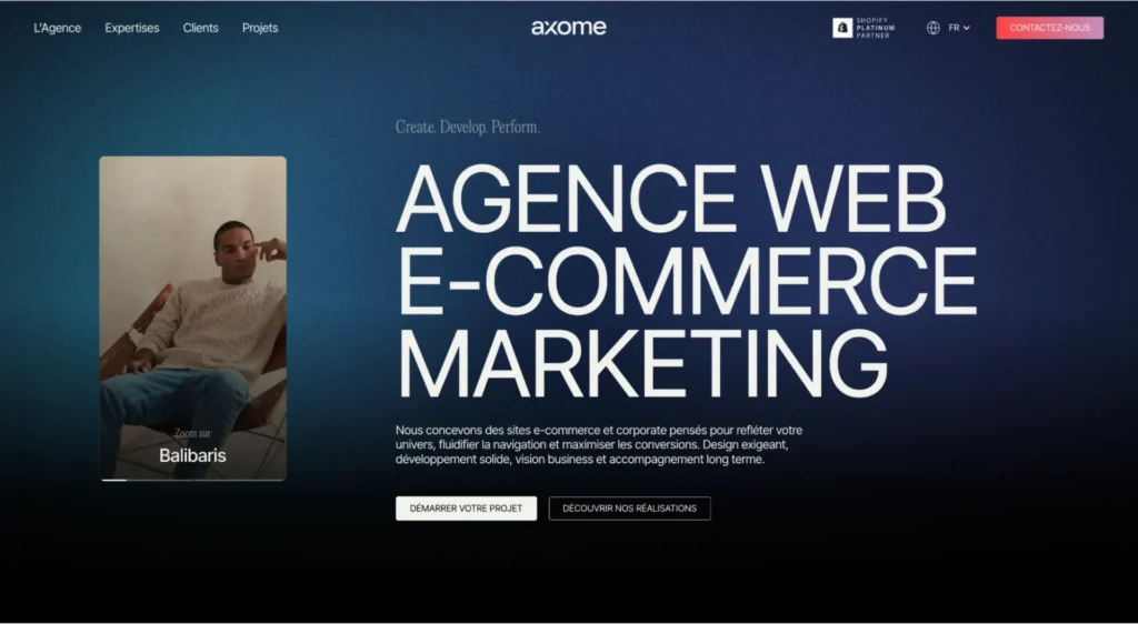Agence de création de site e-commerce - Axome