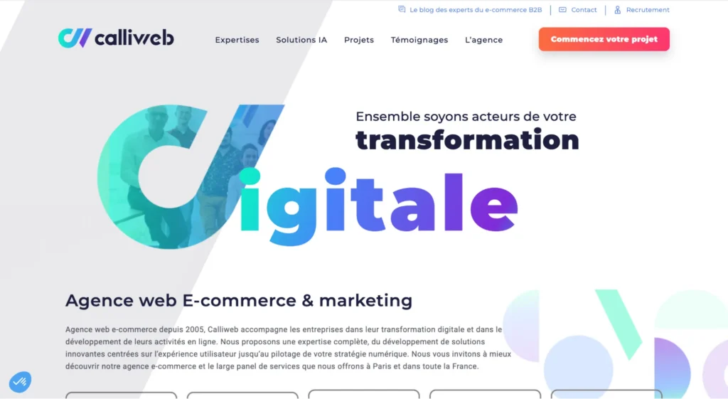 Agence de création de site e-commerce - Calliweb