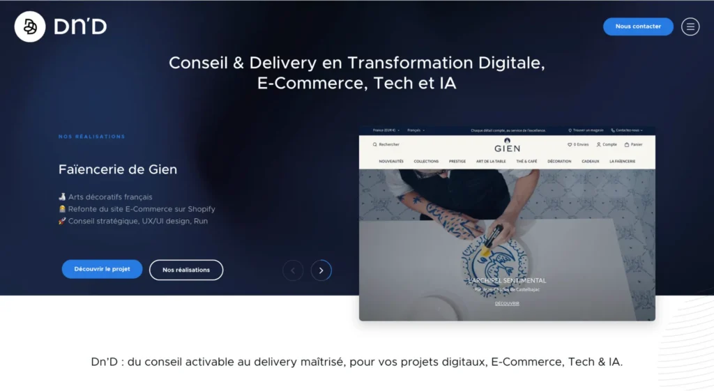 Agence de création de site e-commerce - Dn'D
