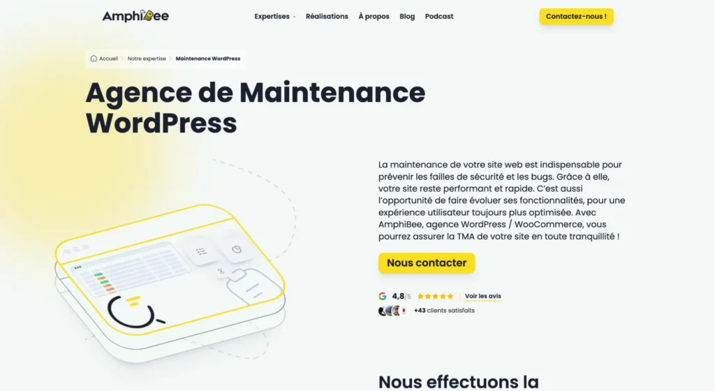 Agence de maintenance web - AmphiBee