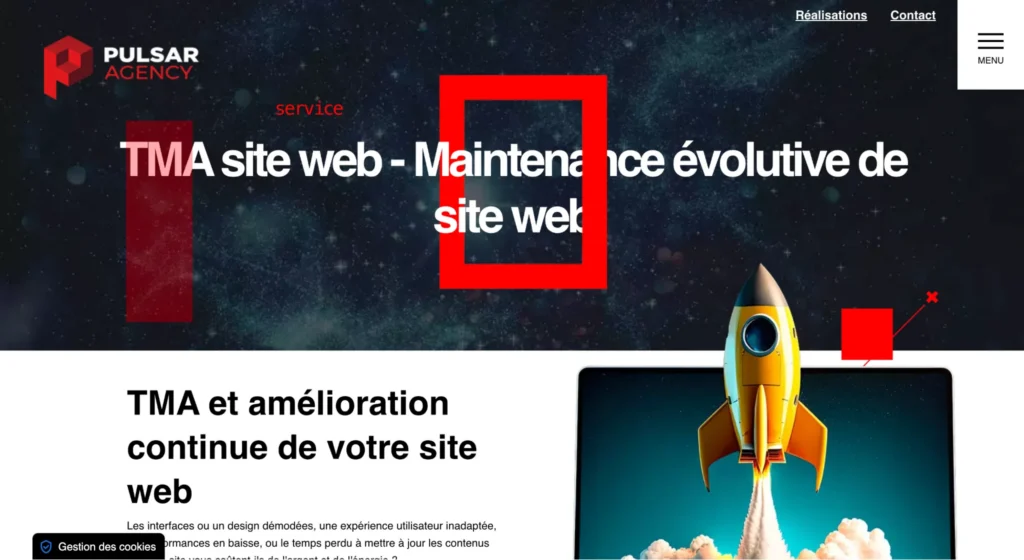 Agence de maintenance web - Pulsar
