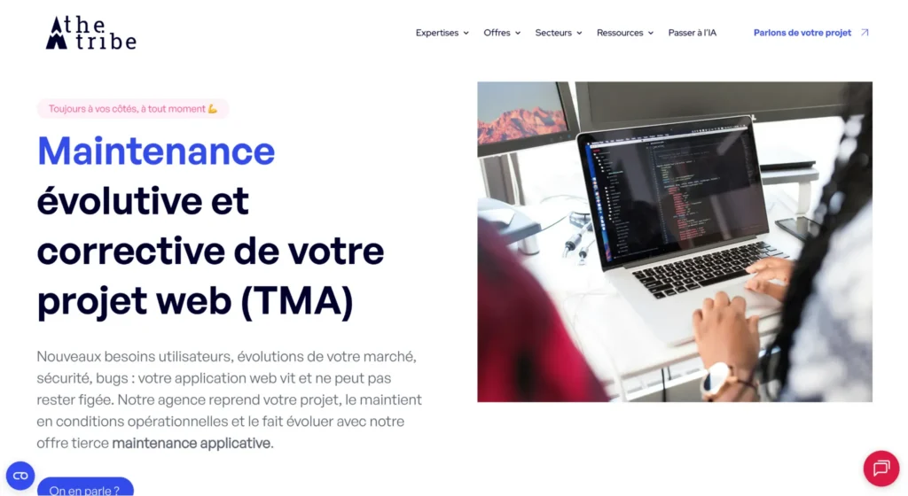 Agence de maintenance web - theTribe