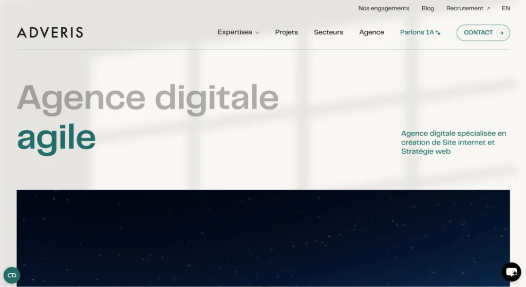 Agence d'écoconception web - Adveris