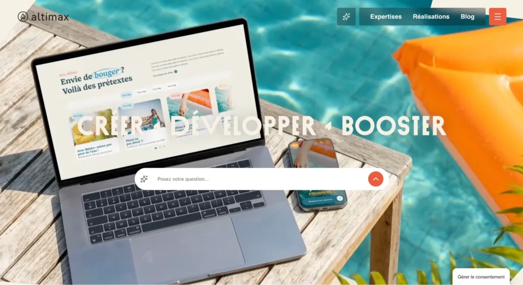 Meilleure agence de création de site sur-mesure - Altimax