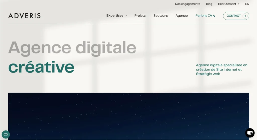 Meilleure agence de design web - Adveris