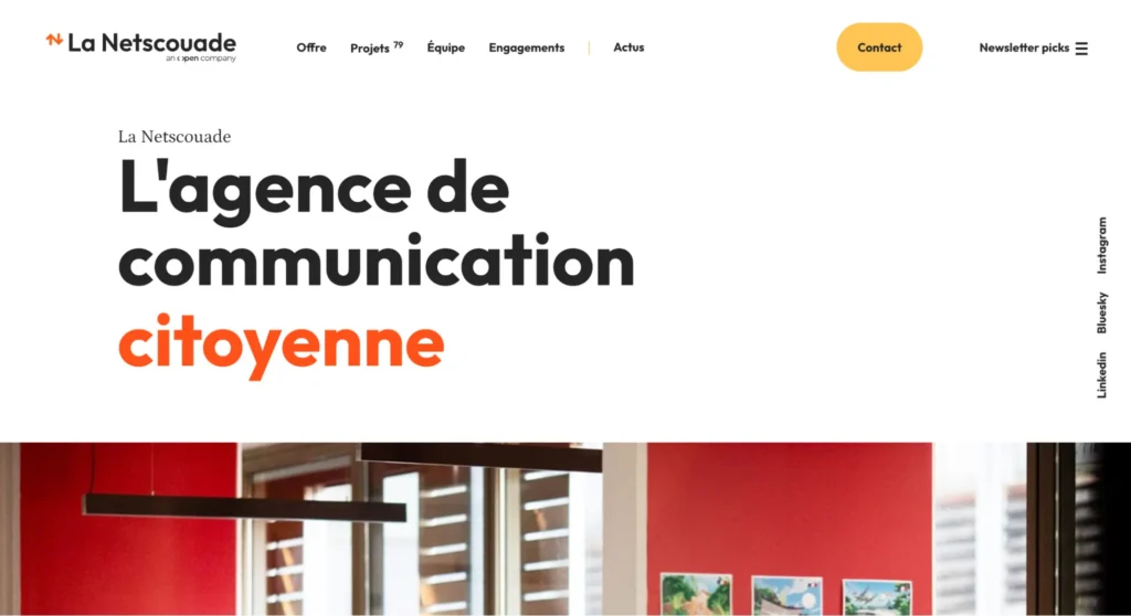 Meilleure agence de design web - La Netscouade