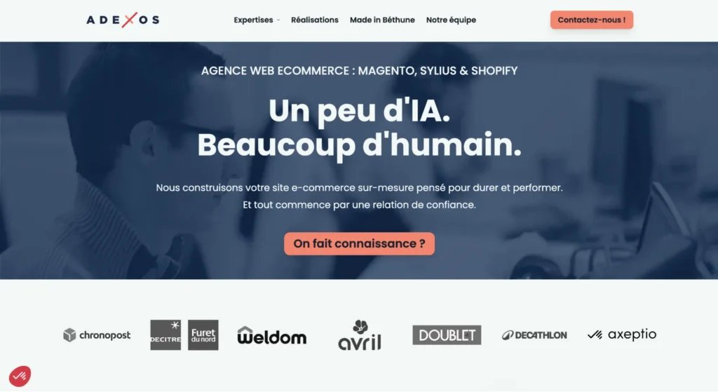 Meilleure agence refonte de site - Adexos