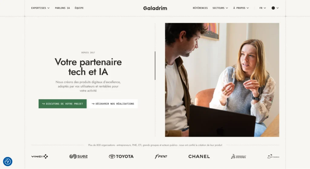 Meilleure agence refonte de site - Galadrim